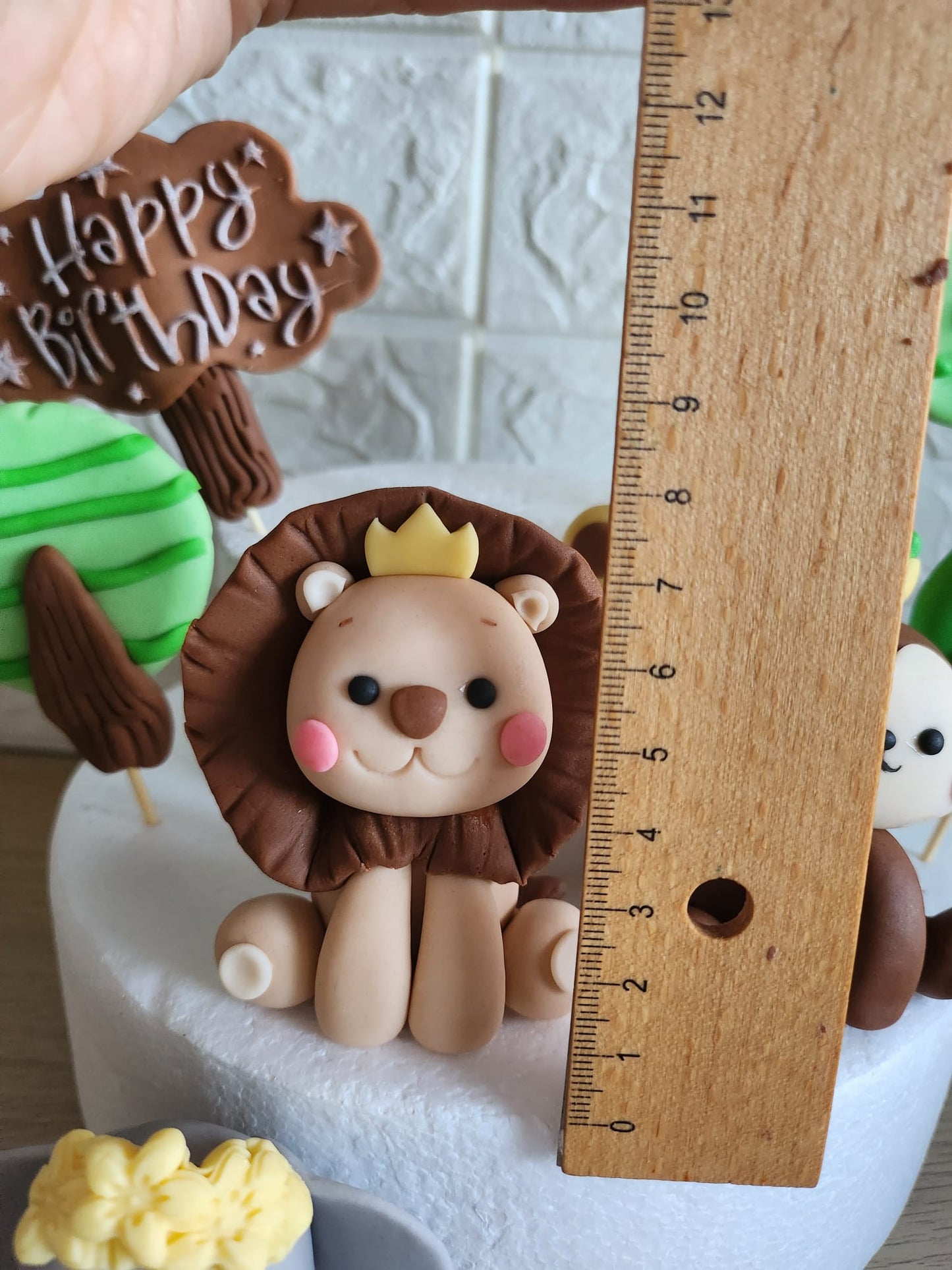 Kleine Süße Safari Tiere Figuren Dschungel Cake Toppers