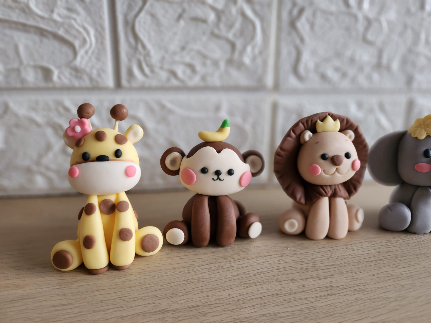 Kleine Süße Safari Tiere Figuren Dschungel Cake Toppers