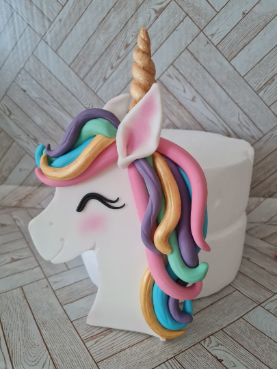 Happy Unicorn Rainbow 2D